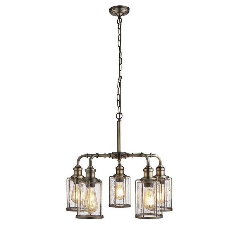 Foto van Bohemian hanglamp - bussandri exclusive - metaal - bohemian - e27 - l: 56cm - voor binnen - woonkamer - eetkamer - brons