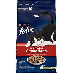 Foto van Felix® countryside sensations met rund, kip en met groenten kattenvoer 4kg bij jumbo