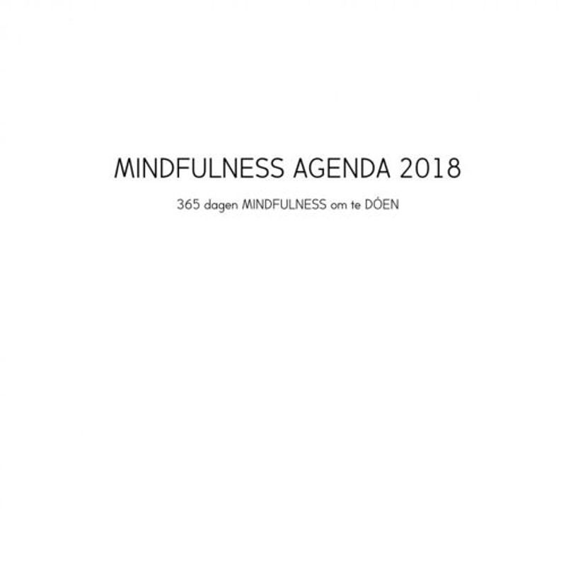 Foto van Mindfulness agenda 2018