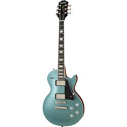 Foto van Epiphone les paul modern faded pelham blue elektrische gitaar