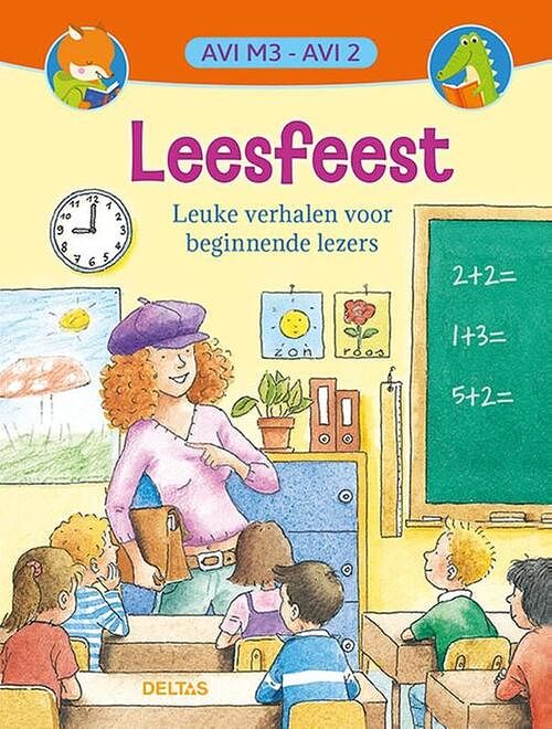 Foto van Leesfeest leuke verhalen voor beginnende lezers (avi m3 / avi 2) - hardcover (9789044764109)