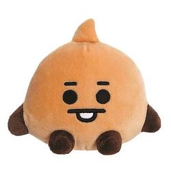 Foto van Line friends knuffel shooky bt21 junior 13 cm pluche bruin