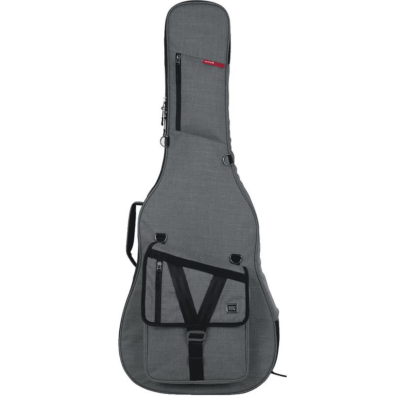 Foto van Gator cases gt-acoustic-gry transit gigbag voor akoestische westerngitaar