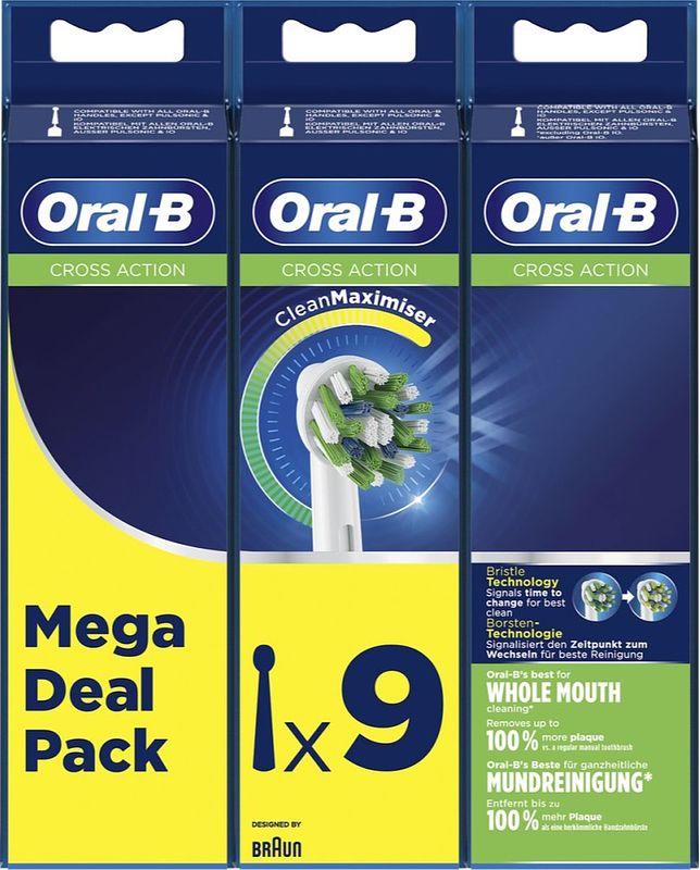 Foto van Oral-b cross action clean maximiser opzetborstels