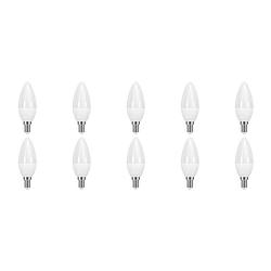 Foto van Led lamp 10 pack - facto candle - e14 fitting - 6w - warm wit 3000k