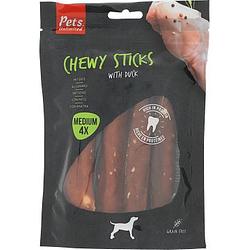 Foto van Pets unlimited chewy sticks eend, 4 stuks bij jumbo