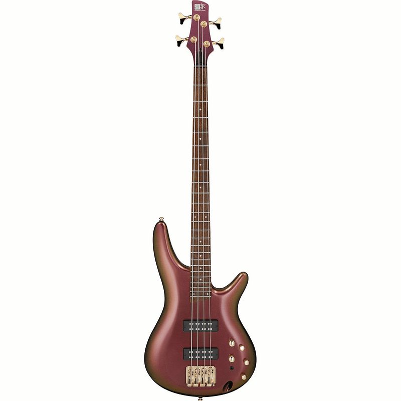 Foto van Ibanez sr300edx soundgear rose gold chameleon elektrische basgitaar