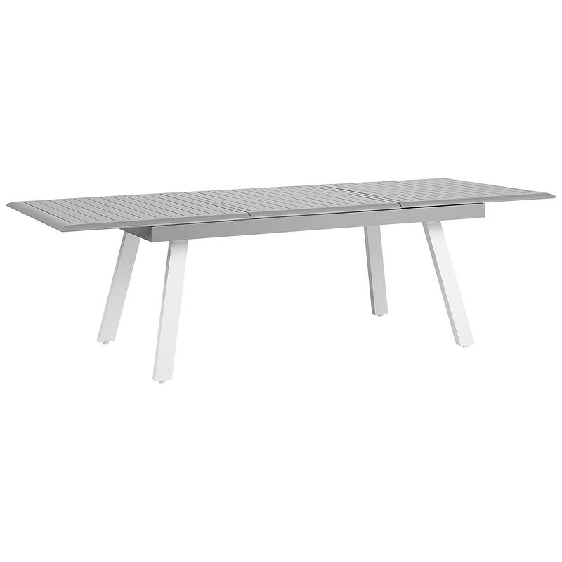 Foto van Beliani pereta - tuintafel-grijs-aluminium