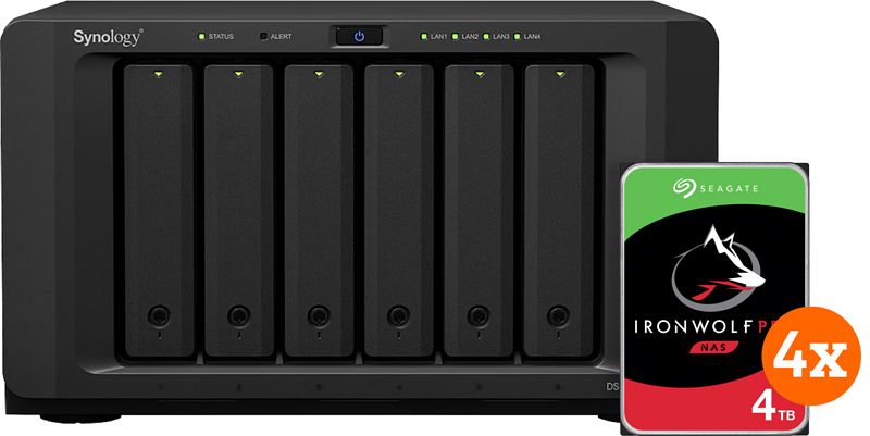 Foto van Synology ds1621+ + 16tb pro (4x4tb)