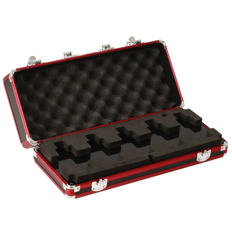 Foto van Fazley mpc-05 mini pedal case koffer voor vijf mini effectpedalen