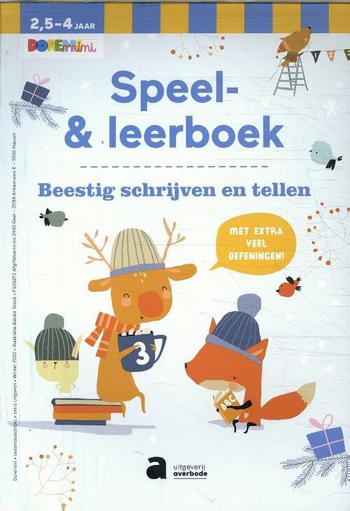 Foto van Speel- en leerboek: beestig schrijven en tellen - paperback (9789464452396)