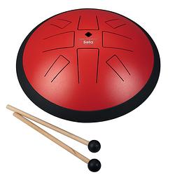 Foto van Sela se 374 melody tongue drum c pygmy 10 inch red