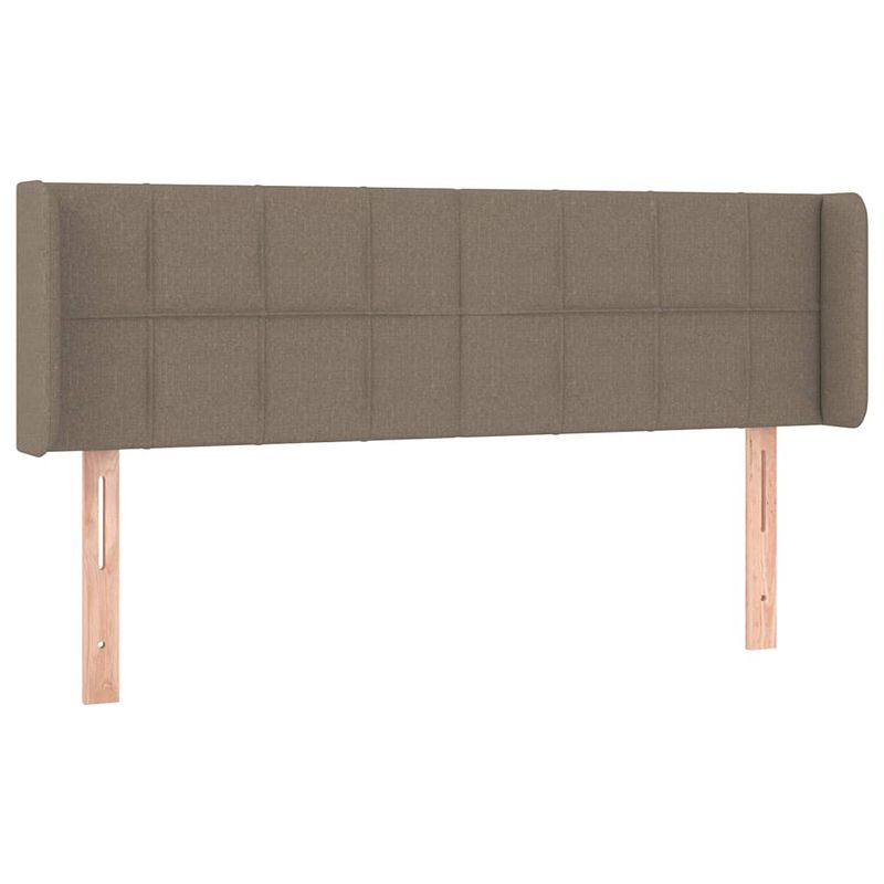 Foto van The living store hoofdeind hoofdbord - 147 x 16 x 78/88 cm - taupe