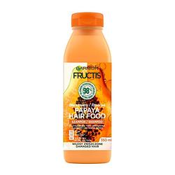 Foto van Fructis papaja hair food regenererende shampoo voor beschadigd haar 350ml