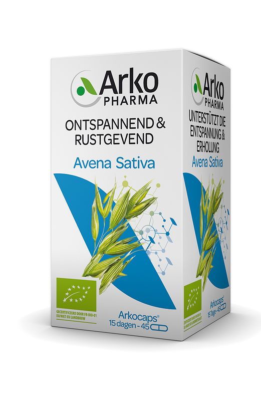 Foto van Arkocaps avena sativa capsules 45st