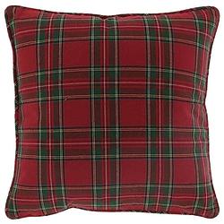 Foto van Unique living - kussen xmas tartan - 45x45cm - red