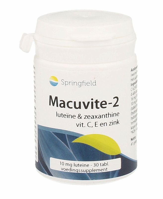 Foto van Springfield macuvite-2 tabletten 30st