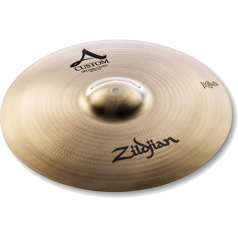 Foto van Zildjian a custom 18 medium crash