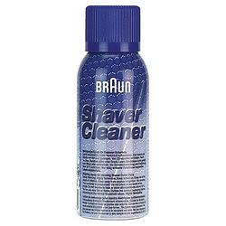 Foto van Braun reinigingsspray scheerhoofden blauw