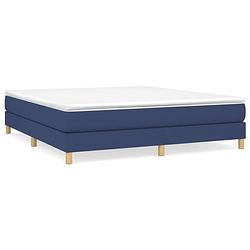 Foto van The living store boxspringbed - comfortline - bedframe 203x160x25 cm - pocketvering matras 160x200x20 cm - middelharde