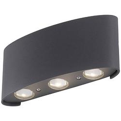 Foto van Paul neuhaus carlo 9488-13 led-wandlamp 4.8 w led antraciet