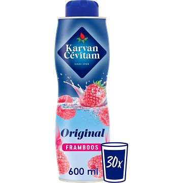 Foto van 2 voor € 5,99 | karvan cevitam framboos original siroop, 600ml aanbieding bij jumbo