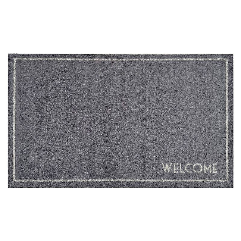 Foto van Deurmat welcome grijs - 66x120 cm