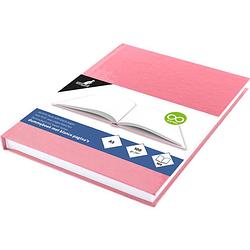 Foto van Kangaro dummyboek hardcover a5 karton/papier roze 80 vellen