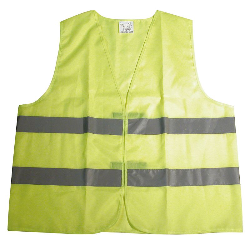 Foto van Dresco veiligheidsvest junior textiel reflectie geel one-size