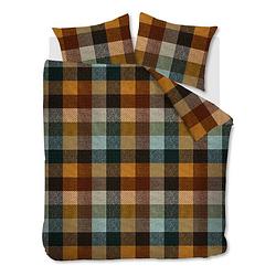 Foto van Beddinghouse beckett flanel dekbedovertrek - lits-jumeaux (240x200/220 cm + 2 slopen) - flanel - multi