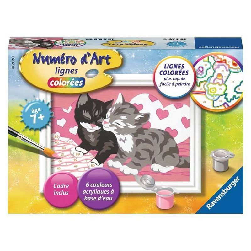 Foto van Ravensburger - mini art nummer schattige kittens