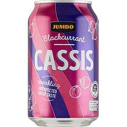 Foto van Jumbo blackcurrant cassis blik 330ml