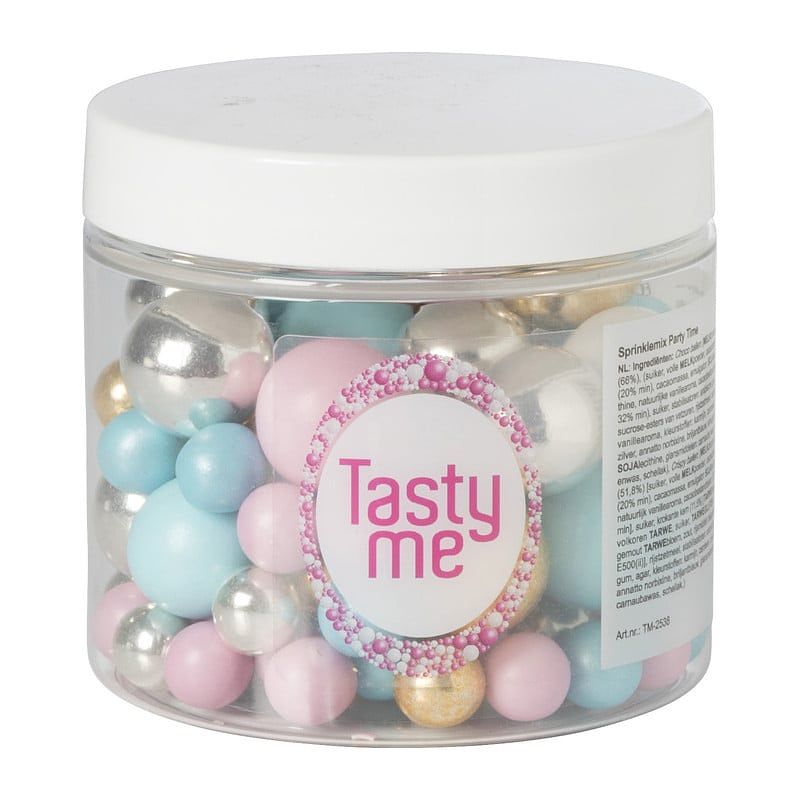 Foto van Tasty me sprinkles - party time mix - 120 gr