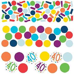 Foto van Amscan confetti 40 confetti birthday 34 gram papier