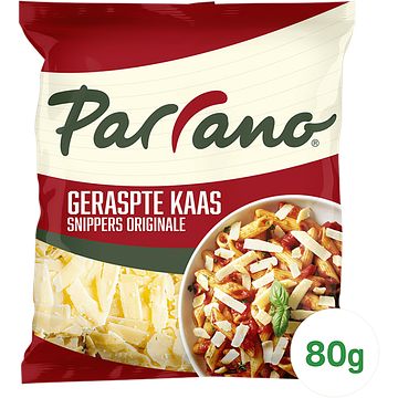 Foto van Parrano kaas snippers originale 80g bij jumbo