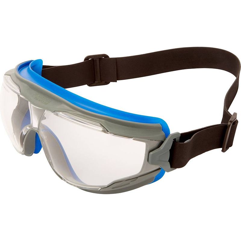 Foto van 3m goggle gear 500 gg501nsgaf-blu ruimzichtbril met anti-condens coating blauw, grijs din en 166