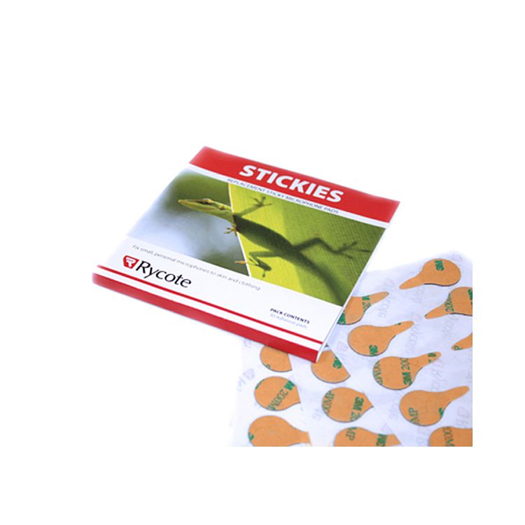 Foto van Rycote lavalier stickies doos met 25 x 30 stuks