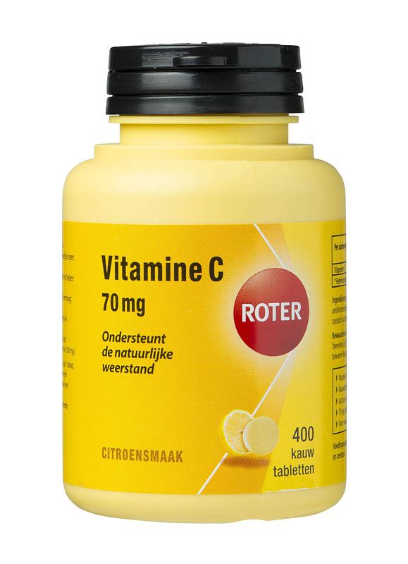 Foto van Roter vitamine c kauwtabletten, 400 stuks bij jumbo
