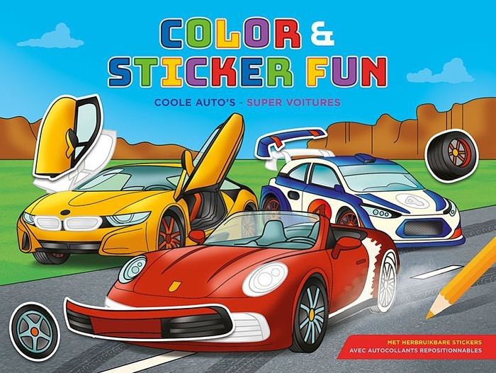 Foto van Color & sticker fun - coole auto's