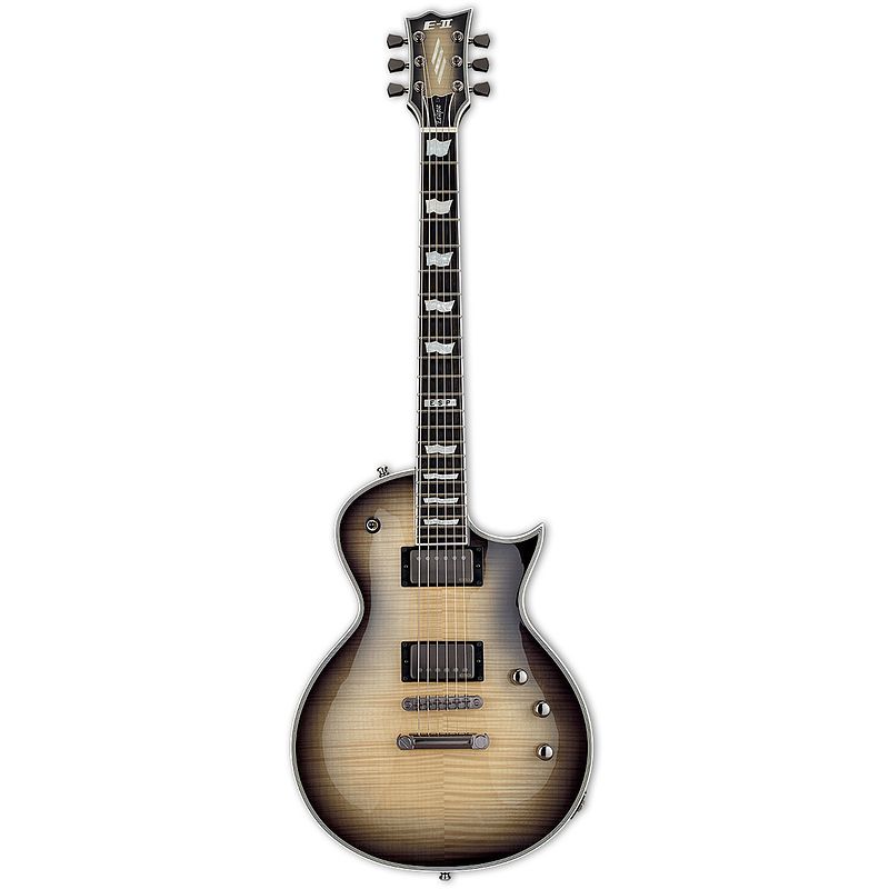 Foto van Esp e-ii eclipse full thickness black natural burst met koffer