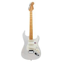 Foto van Fender eric johnson stratocaster white blonde mn