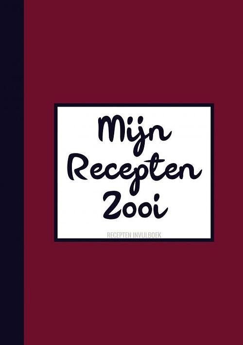 Foto van Grappig cadeau voor mannen, vriend, vrouwen, vriendin - recepten invulboek / receptenboek - "mijn recepten zooi" - boek cadeau - paperback