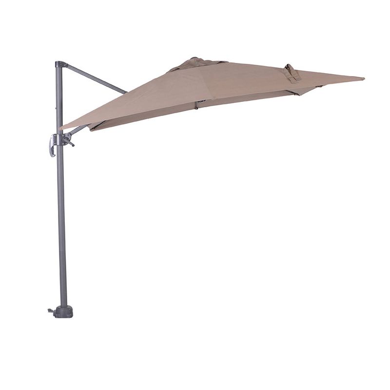 Foto van Garden impressions hawaii zweefparasol s 250 x 250 cm taupe