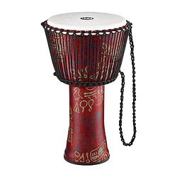 Foto van Meinl padj1-xl-f rope tuned travel series 14 inch djembe