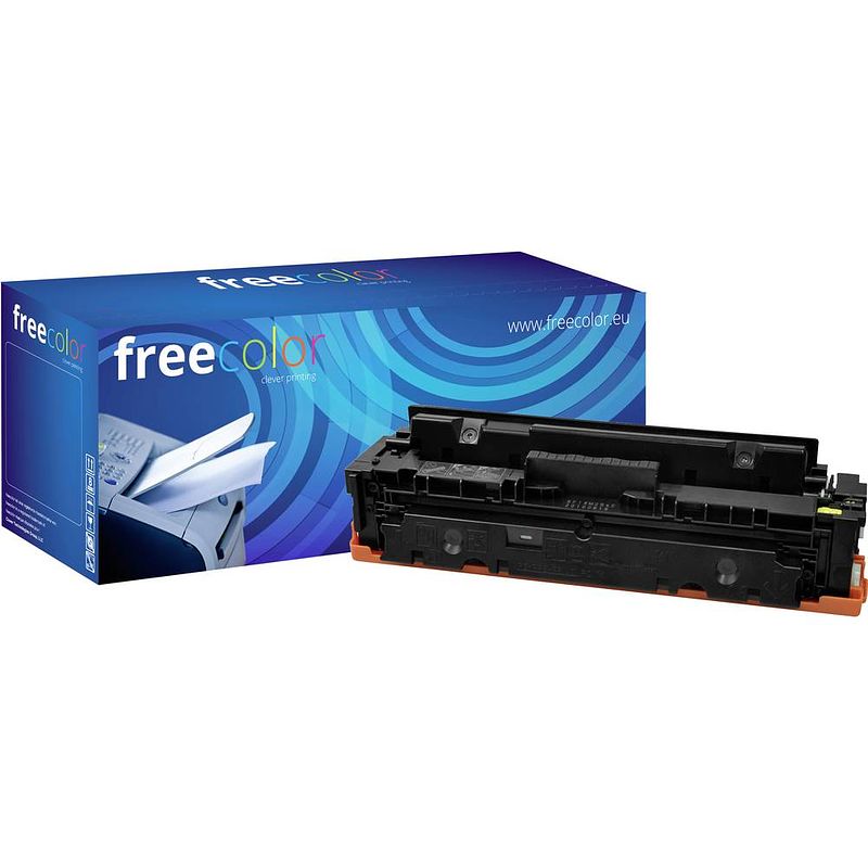 Foto van Freecolor toner vervangt canon 1251c002 geel 5000 bladzijden lbp650y-hy-frc