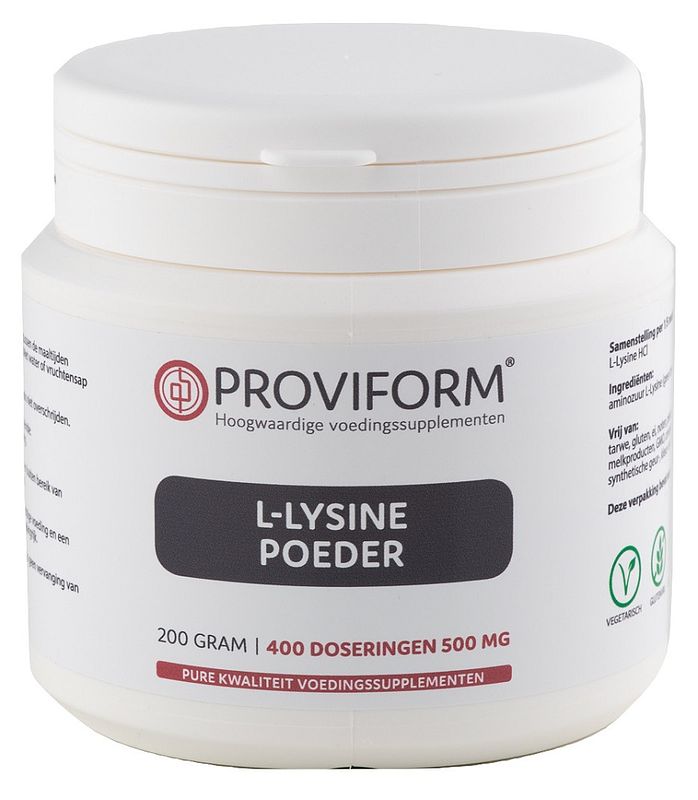 Foto van Proviform l-lysine poeder hcl