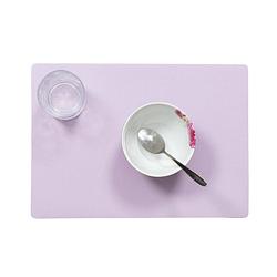 Foto van Stevige luxe tafel placemats plain lila paars 30 x 43 cm - placemats
