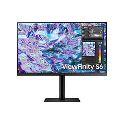 Foto van Samsung ls27b610equ led-monitor 68.6 cm (27 inch) energielabel f (a - g) 2560 x 1440 pixel wqhd 5 ms hdmi, displayport, hoofdtelefoon (3.5 mm jackplug) ips lcd