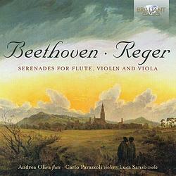 Foto van Beethoven, reger: serenades for flute, violin and - cd (5028421954202)