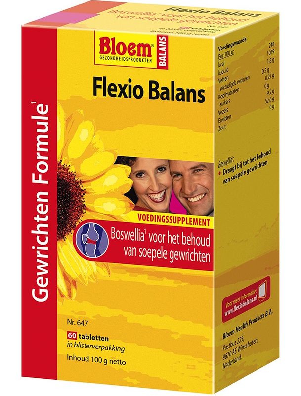 Foto van Bloem flexio balans tabletten